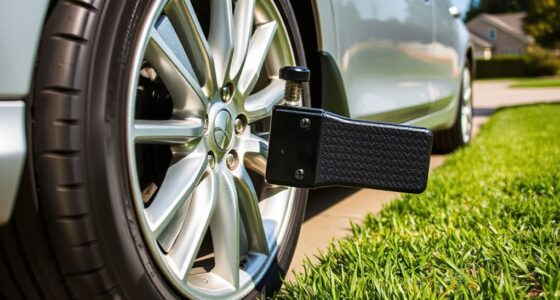 top driveway wheel lock clamps