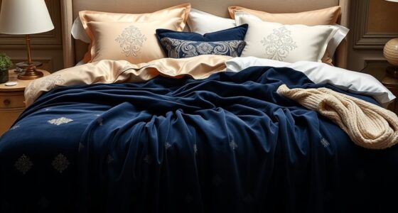 top king bed luxury bedding