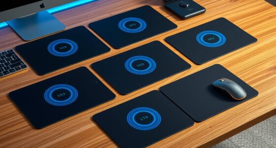 top wireless charging desk mats
