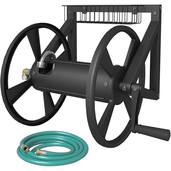Triangle Wall Mounted Garden Hose Reel Holder