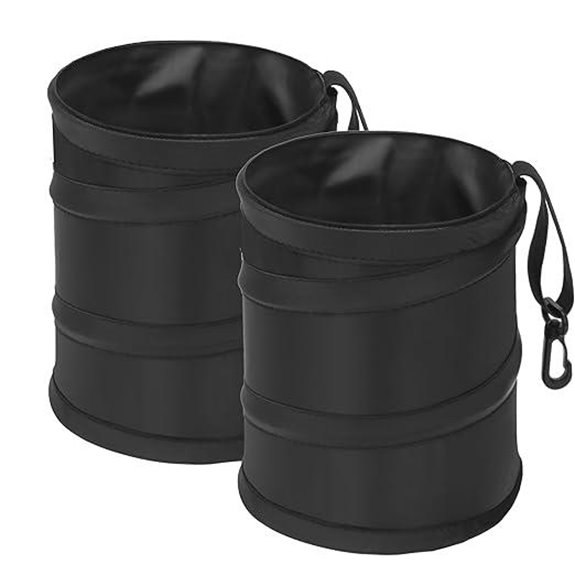 Ginsco 2-Pack 1 Gallon Leakproof Car Trash Cans