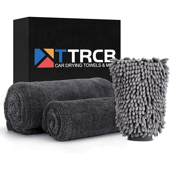 TTRCB 2 Pack Microfiber Car Drying Towels