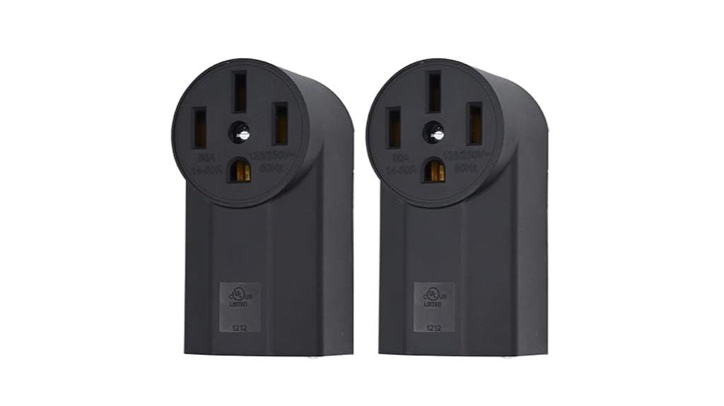 two pack nema 14 50r receptacles