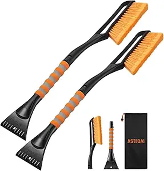 AstroAI 2 Pack Snow Brush and Ice Scrapers