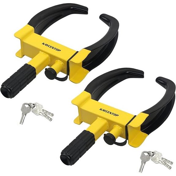 universal wheel lock clamps