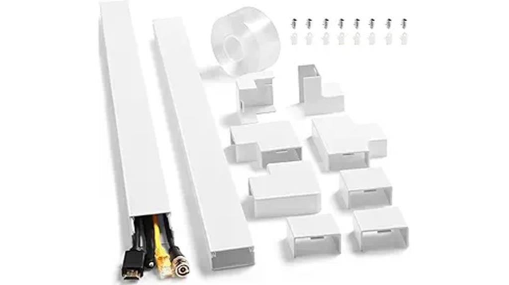 wall mounted tv cord concealment