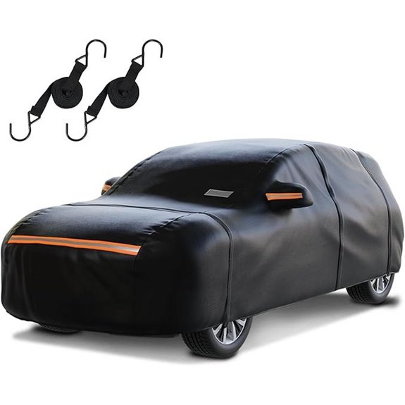 SUV Waterproof Car Cover with Zipper & Reflective Strips