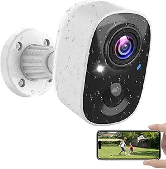 Wireless 2K Security Cameras with AI Motion Detection
