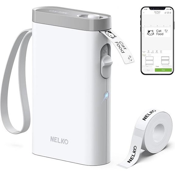 Nelko Bluetooth Label Maker Machine with Tape