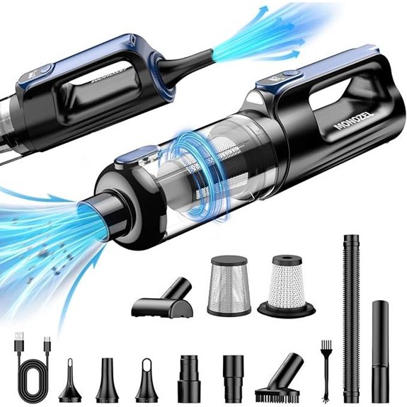 Portable Cordless Car Vacuum Cleaner & Air Duster