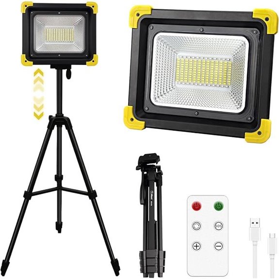 Rechargeable LED Work Light with Remote Control