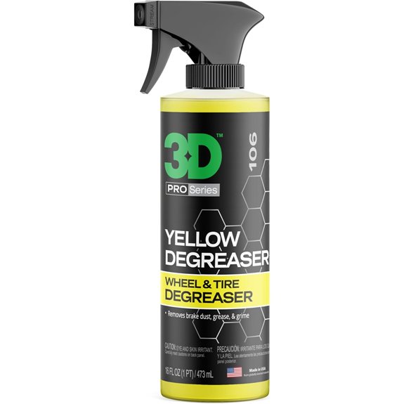3D Yellow Degreaser Wheel & Tire Cleaner (16 oz)