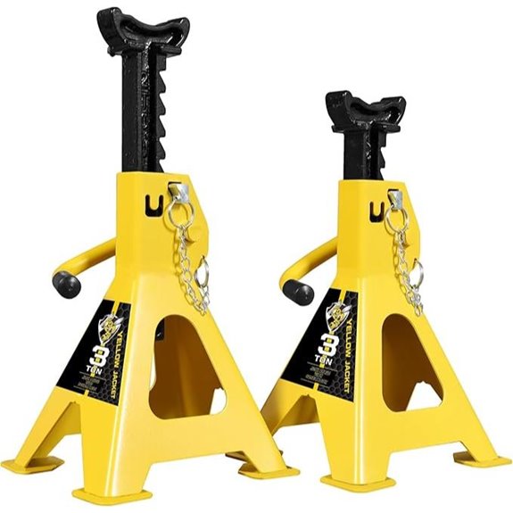 YELLOW JACKET 3 Ton Car Jack Stands (1 Pair)