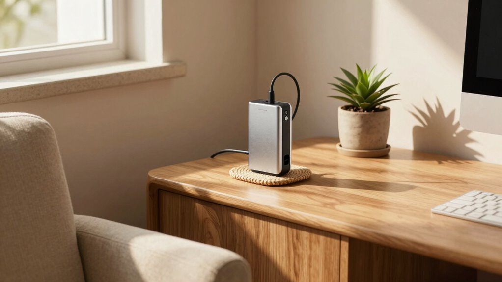 create a cozy charging nook