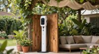 create private outdoor charging area