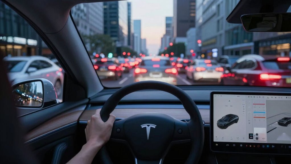 electric cars traffic behavior
