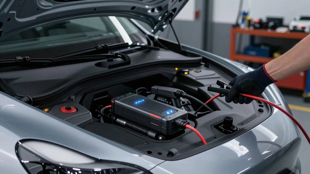 emergency vehicle jump starter safety