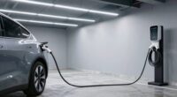 garage lighting ensures safe charging