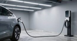 garage lighting ensures safe charging