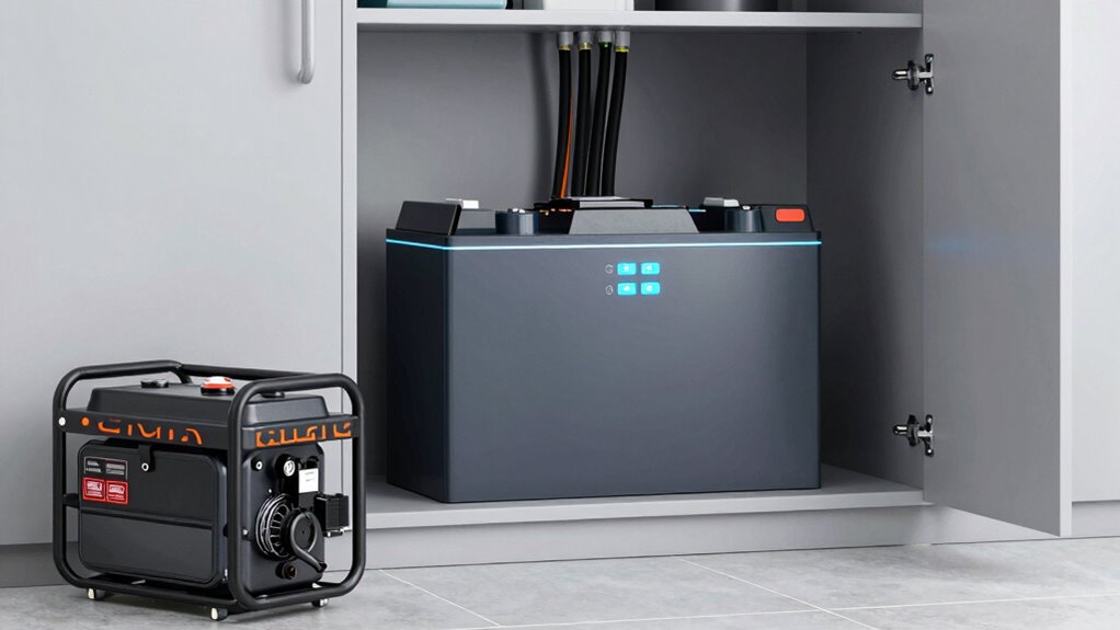 home battery vs portable backup