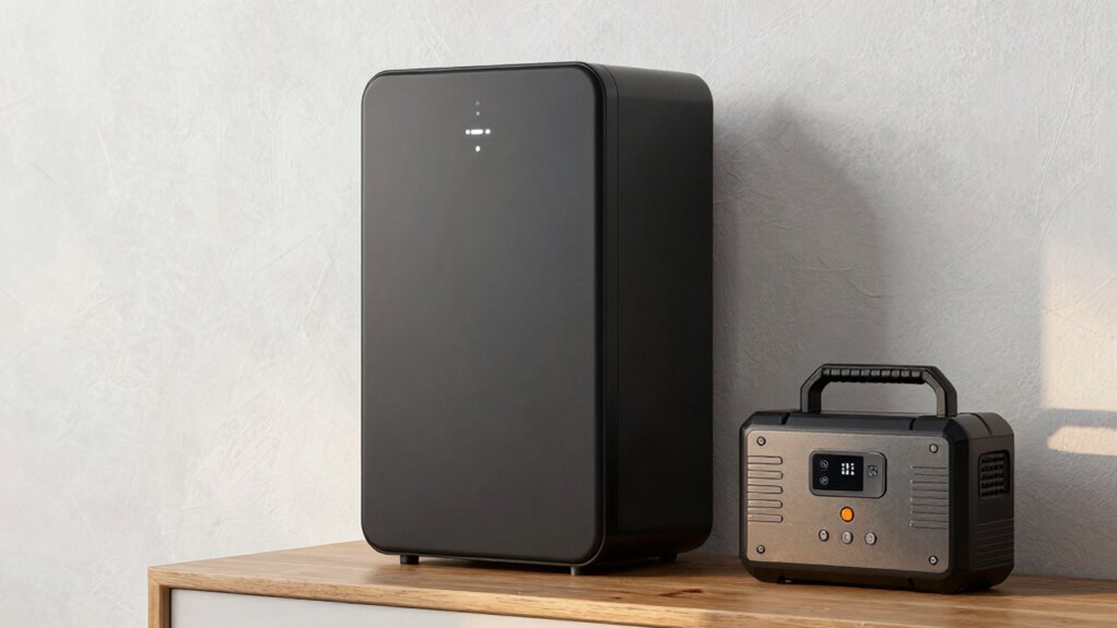 home storage versus portable