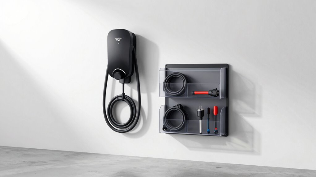 organize safely around charger