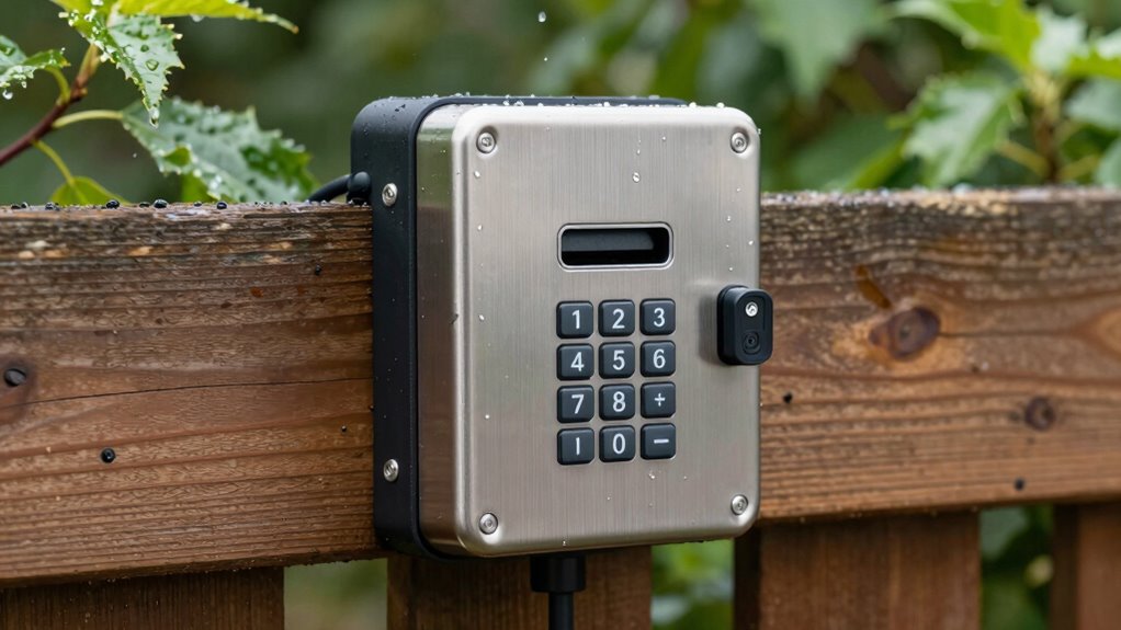 outdoor charger lock box selection