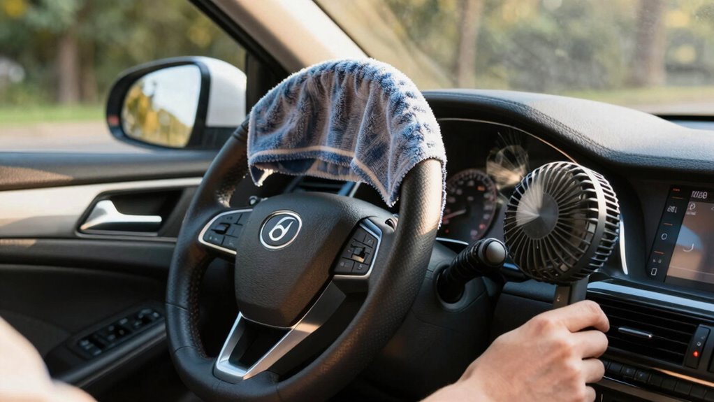 pre cool vehicle cabin