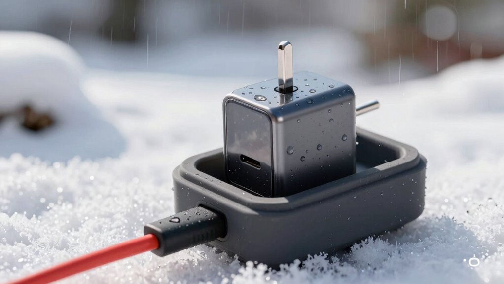 protect chargers from weather