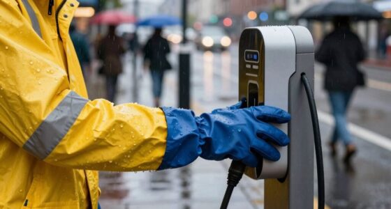 rain gear improves charging experience