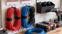 safe charging cable storage