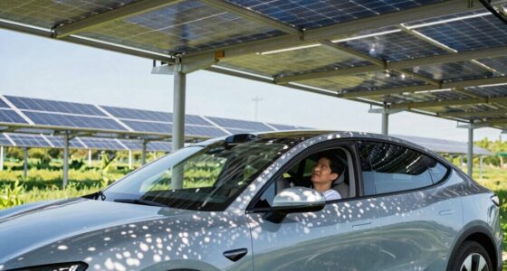 solar powered vehicle charging