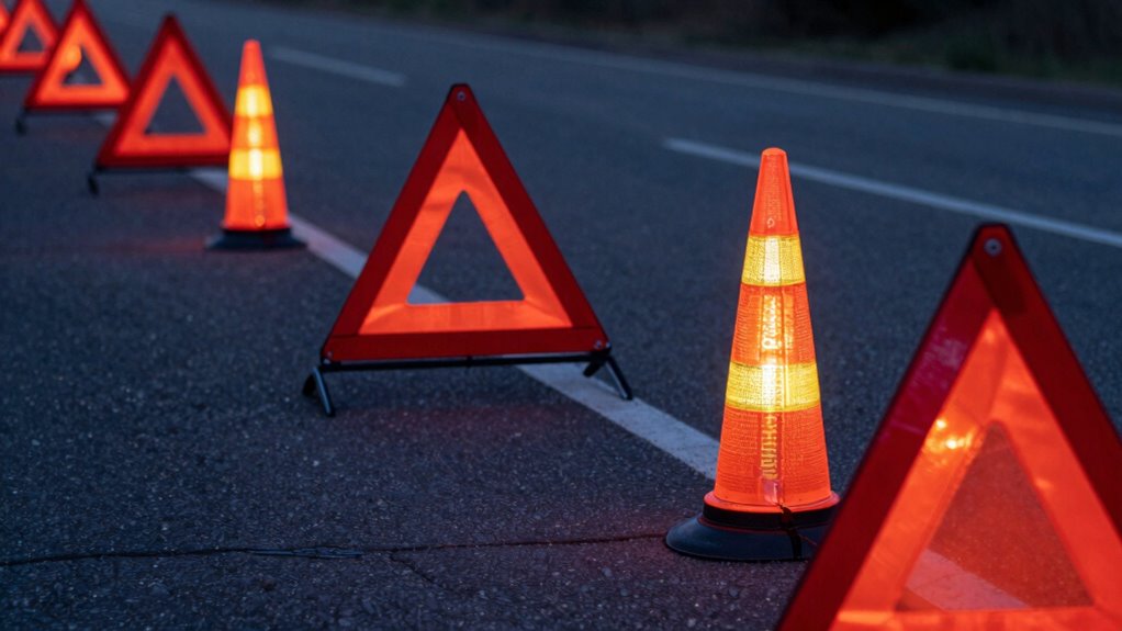 use reflective safety devices properly