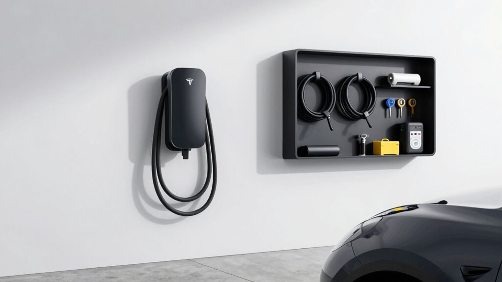 wall storage for ev charger