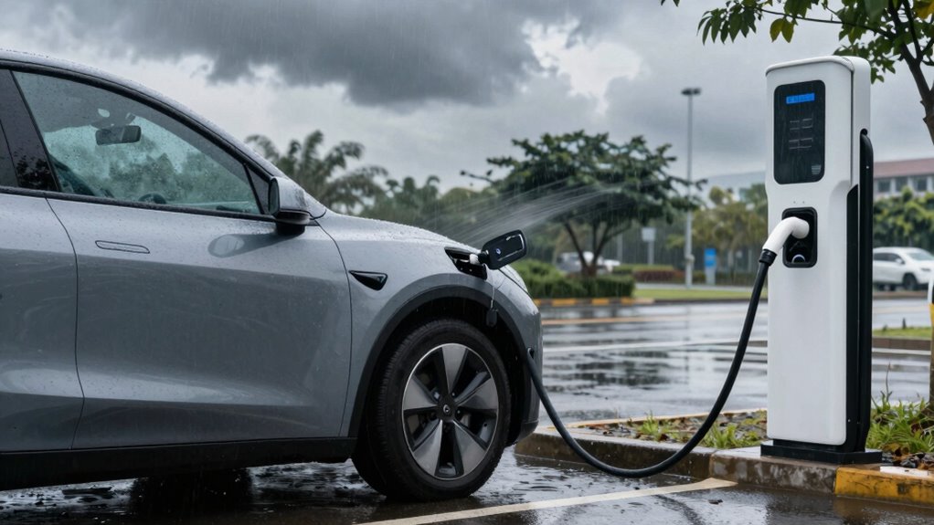 weather impacts charging efficiency