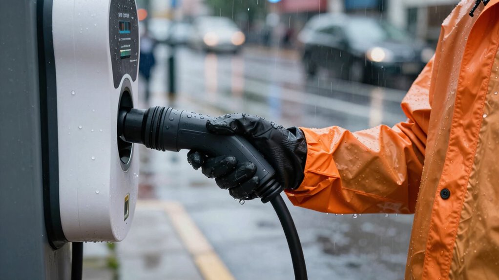 weather resistant ev charging gear