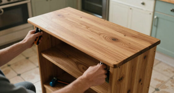 A Peninsula Counter Nearly Doubled the Storage in This 1950s Kitchen