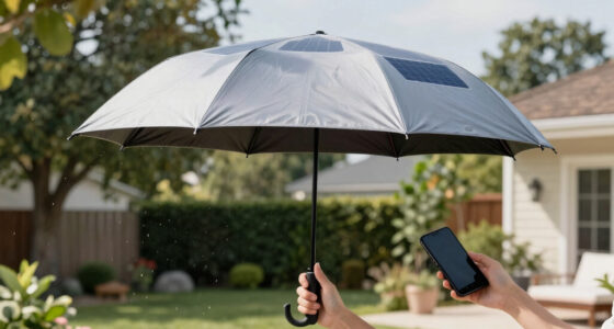 Autonomous Flying Umbrella Follows And Shields Users From Rain And Sunlight