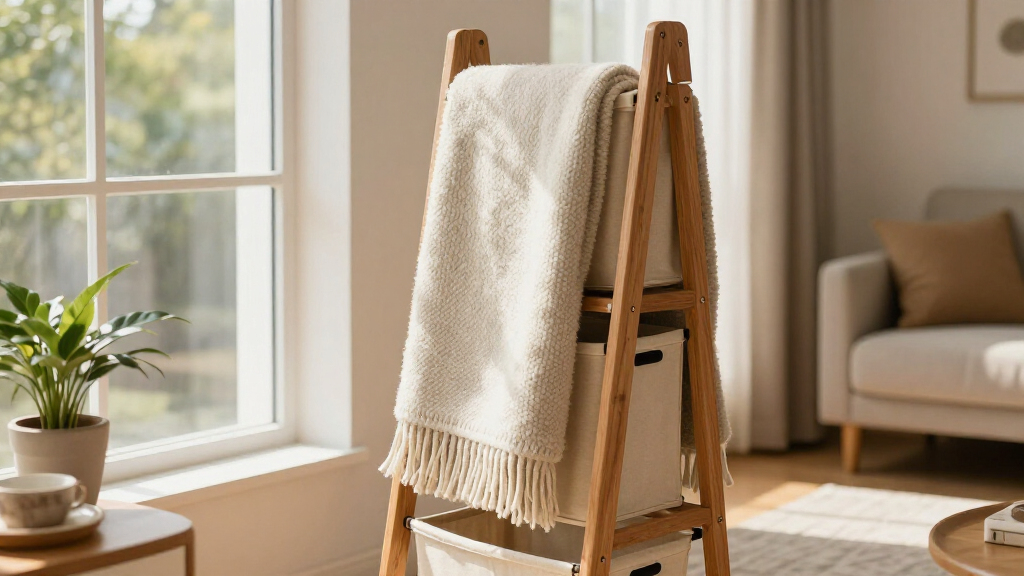 Aldi's Best-Selling Blanket Storage Ladder Is Finally Back