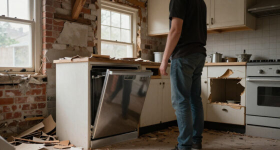 A Victorian Home's Entire Kitchen Was Demolished — Except For The Dishwasher
