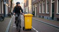 Amsterdam Plaatst Prullenbak Midden Op Fietspad: 'Een Giller' - NOS