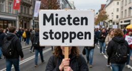 Protests Against High Rents Ahead Of Berlin Election