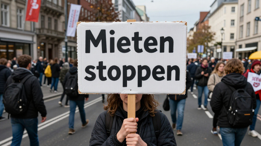 Protests Against High Rents Ahead Of Berlin Election