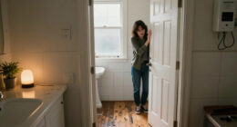 Two Doors Made This Bathroom Feel Awkward — So One Of Them Had To Go