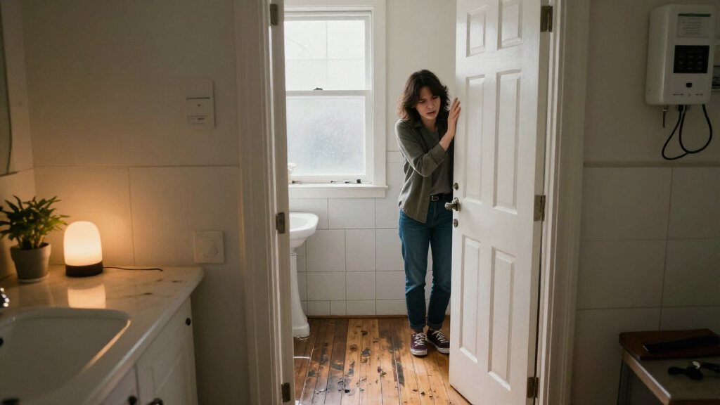 Two Doors Made This Bathroom Feel Awkward — So One Of Them Had To Go