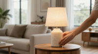 Walmart's New $25 Travertine-Look Lamp Looks Shockingly High-End