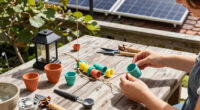 Craft An Adorable Windchime Out Of Mini Clay Pots