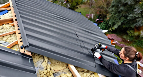 Rockwool Exterior Insulation With Metal Roof